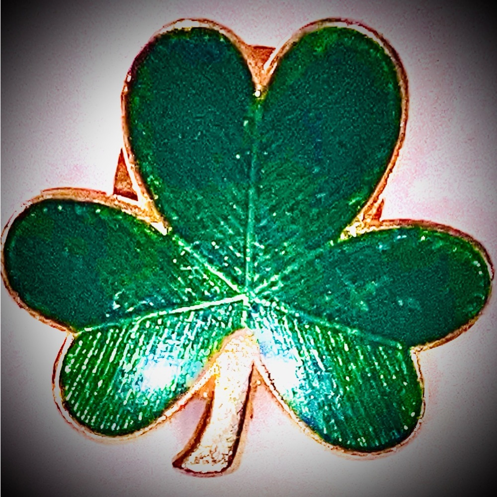 🙀☘️ St Patty Clover Pin ☘️ In Nice Pre 💚Condition ☘️ - Picture 13 of 16
